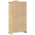 Miniatyrbilde 5 av 10: vidaXL Vitrine Corona 99x43x187 cm heltre furu