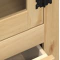 Miniatyrbilde 6 av 10: vidaXL Vitrine Corona 99x43x187 cm heltre furu