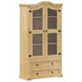 Miniatyrbilde 1 av 10: vidaXL Vitrine Corona 99x43x187 cm heltre furu