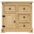 Miniatyrbilde 5 av 11: vidaXL Skjenk Corona 87x40x76 cm heltre furu