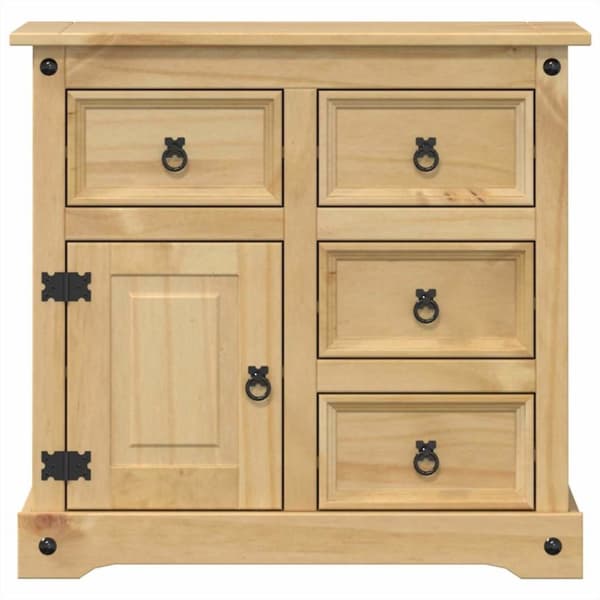 vidaXL Skjenk Corona 87x40x76 cm heltre furu