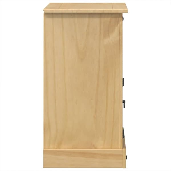 vidaXL Skjenk Corona 87x40x76 cm heltre furu