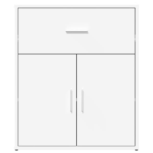 vidaXL skænke 2 stk. 60x31x70 cm konstrueret træ hvid