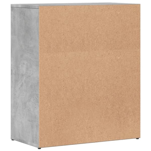 vidaXL Skjenk grå 60x31x70 cm konstruert tre