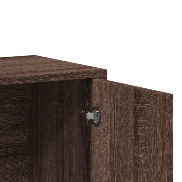 vidaXL Skänk brun ek 60x31x70 cm konstruerat trä