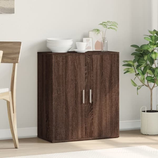 vidaXL Skänk brun ek 60x31x70 cm konstruerat trä