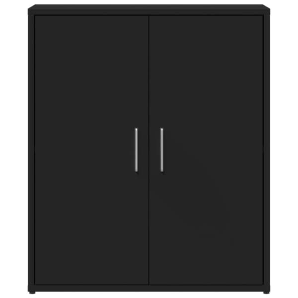vidaXL Skänkar 2 st svart 60x31x70 cm konstruerat trä