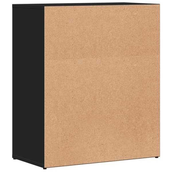vidaXL Senkit 2 kpl musta 60x31x70 cm tekninen puu
