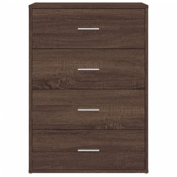 vidaXL Senkit 2 kpl ruskea tammi 60x31x84 cm tekninen puu