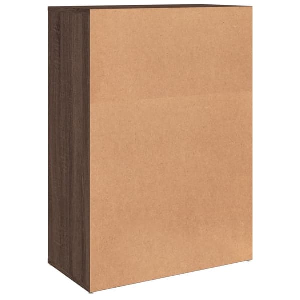 vidaXL Senkit 2 kpl ruskea tammi 60x31x84 cm tekninen puu