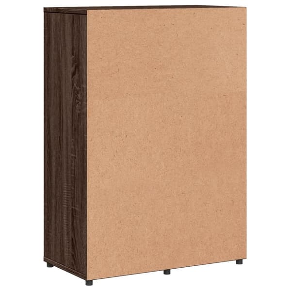 vidaXL kommoder 2 stk. 60x31x84 cm konstrueret træ brun egetræsfarve