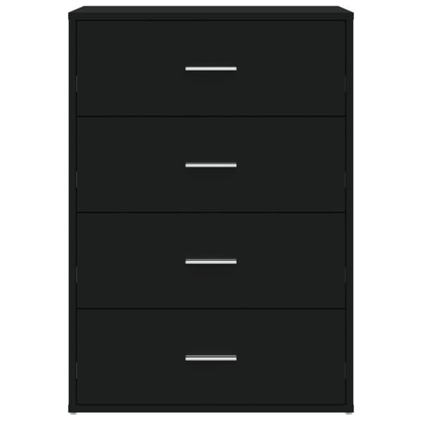 vidaXL kommoder 2 stk.. 60x31x84 cm konstrueret træ sort