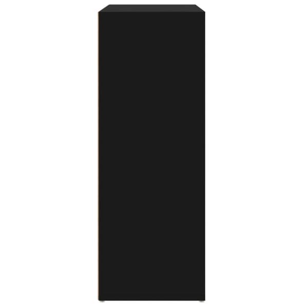 vidaXL kommoder 2 stk.. 60x31x84 cm konstrueret træ sort