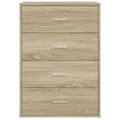 Miniatyrbilde 4 av 11: vidaXL Skjenker 2 stk sonoma eik 60x31x84 cm konstruert tre