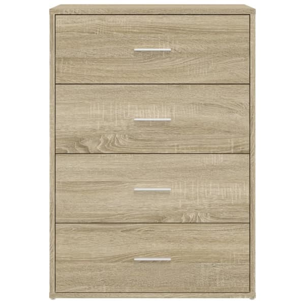 vidaXL Skjenker 2 stk sonoma eik 60x31x84 cm konstruert tre