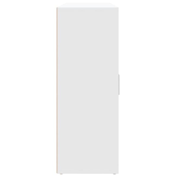 vidaXL Senkit 3 kpl valkoinen 60x31x84 cm tekninen puu