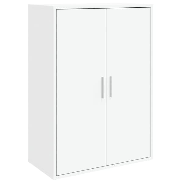 vidaXL kommoder 2 stk.. 60x31x84 cm konstrueret træ hvid