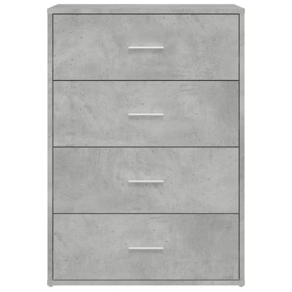 vidaXL Senkit 2 kpl betoninharmaa 60x31x84 cm tekninen puu