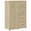 Miniatyrbilde 6 av 11: vidaXL Skjenker 2 stk sonoma eik 60x31x84 cm konstruert tre