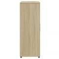 Miniatyrbilde 8 av 11: vidaXL Skjenker 2 stk sonoma eik 60x31x84 cm konstruert tre