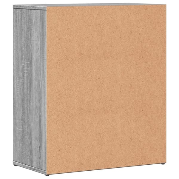 vidaXL skænke 2 stk. 60x31x70 cm konstrueret træ grå sonoma-eg