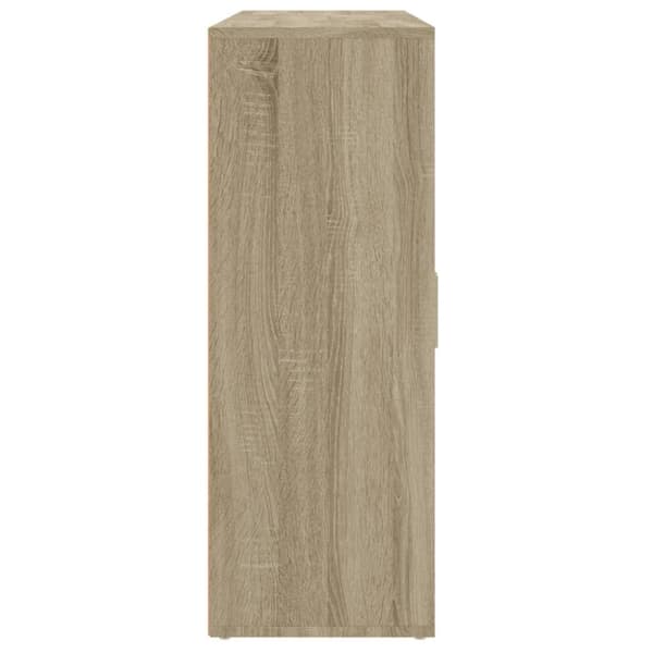 vidaXL kommoder 3 stk. 60x31x84 cm konstrueret træ sonoma-eg