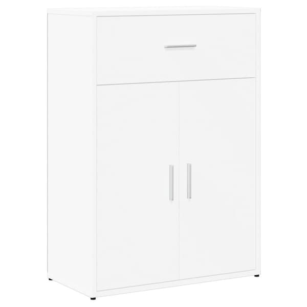 vidaXL Senkit 2 kpl valkoinen 60x30x84 cm tekninen puu