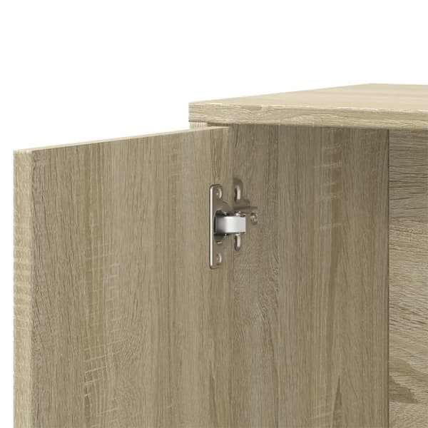 vidaXL skænke 2 stk. 60x31x70 cm konstrueret træ sonoma-eg