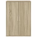 Pikkukuva 4 / 11: vidaXL Senkit 2 kpl Sonoma-tammi 60x31x84 cm tekninen puu