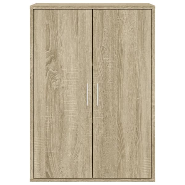 vidaXL Skänkar 2 st sonoma-ek 60x31x84 cm konstruerat trä