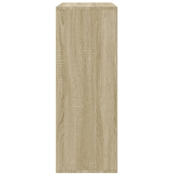 vidaXL Skänkar 2 st sonoma-ek 60x31x84 cm konstruerat trä