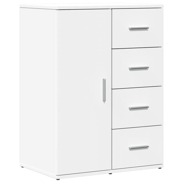 vidaXL kommoder 2 stk. 59x39x80 cm konstrueret træ hvid
