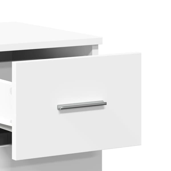 vidaXL kommoder 2 stk. 59x39x80 cm konstrueret træ hvid