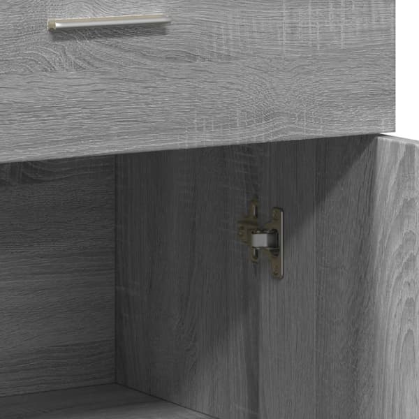 vidaXL Senkit 2 kpl harmaa Sonoma 60x30x84 cm tekninen puu