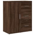 Pikkukuva 3 / 11: vidaXL Senkit 2 kpl ruskea tammi 60x31x70 cm tekninen puu