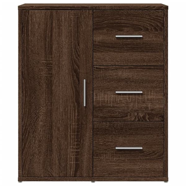 vidaXL Senkit 2 kpl ruskea tammi 60x31x70 cm tekninen puu