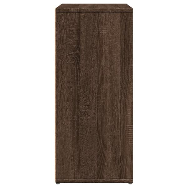 vidaXL Senkit 2 kpl ruskea tammi 60x31x70 cm tekninen puu