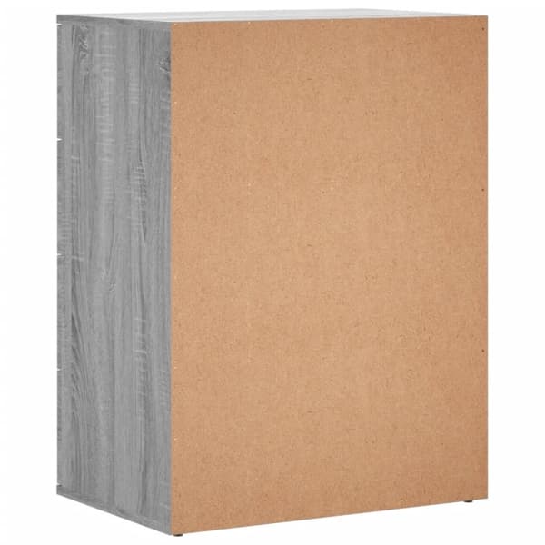 vidaXL Senkit 2 kpl harmaa Sonoma 60x39x80 cm tekninen puu