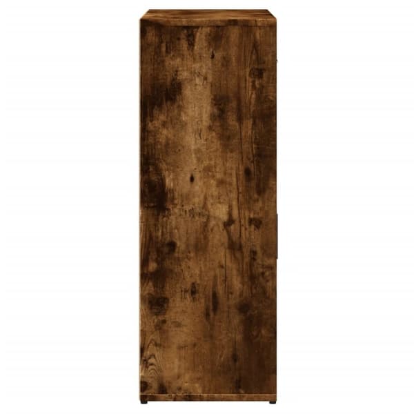 vidaXL Skänkar 2 st rökfärgad ek 60x30x84 cm konstruerat trä