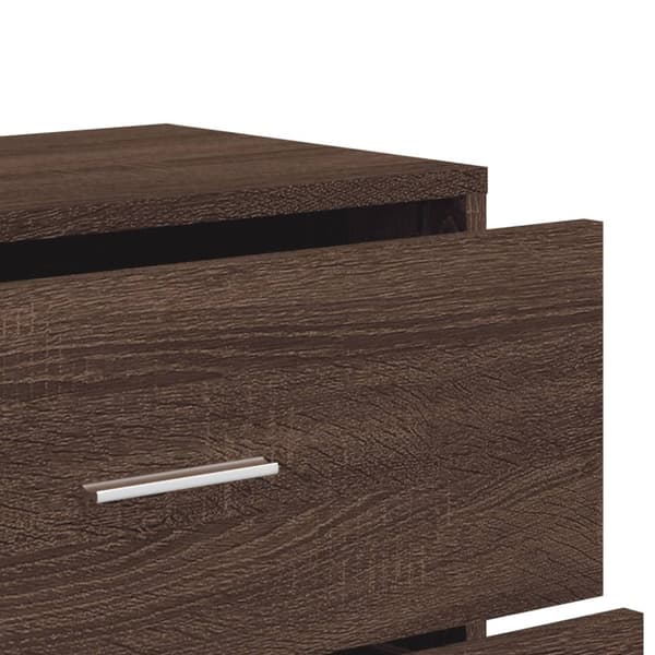 vidaXL Senkit 3 kpl ruskea tammi 60x31x84 cm tekninen puu