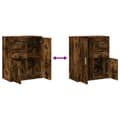 Pikkukuva 7 / 11: vidaXL Senkit 2 kpl savutammi 60x31x70 cm tekninen puu