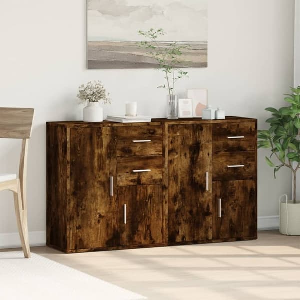 vidaXL Senkit 2 kpl savutammi 60x31x70 cm tekninen puu