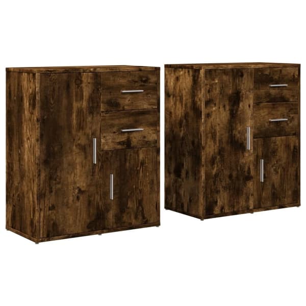 vidaXL Senkit 2 kpl savutammi 60x31x70 cm tekninen puu