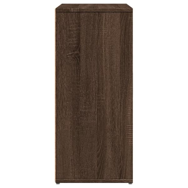 vidaXL Senkit 2 kpl ruskea tammi 60x31x70 cm tekninen puu