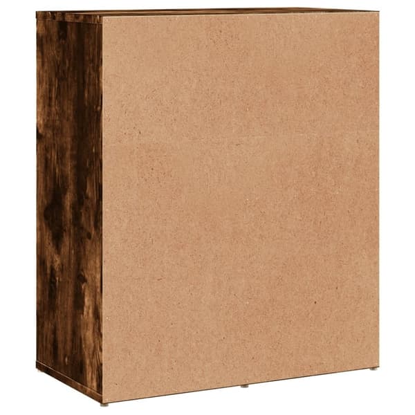 vidaXL Skjenker 2 røkt eik 60x31x70 cm konstruert tre