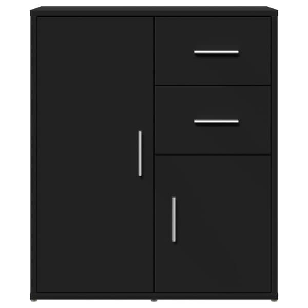 vidaXL Senkit 2 kpl musta 60x31x70 cm tekninen puu
