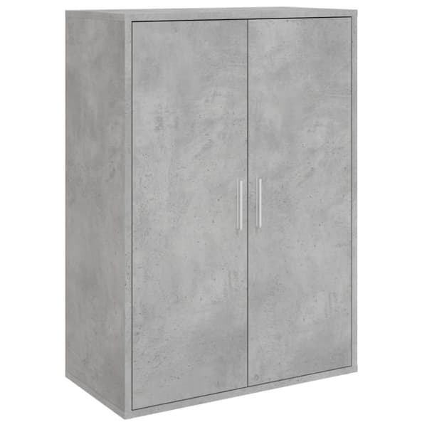 vidaXL kommoder 2 stk. 60x31x84 cm konstrueret træ betongrå