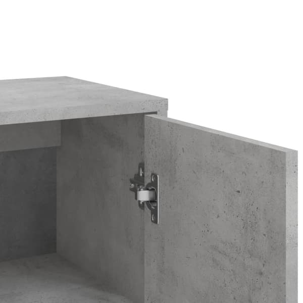 vidaXL kommoder 2 stk. 60x31x84 cm konstrueret træ betongrå