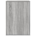 Pikkukuva 4 / 11: vidaXL Senkit 2 kpl harmaa Sonoma 60x31x84 cm tekninen puu