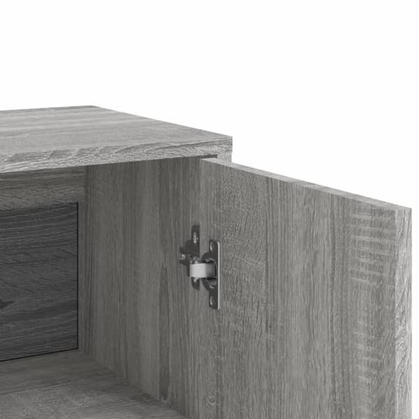 vidaXL Senkit 2 kpl harmaa Sonoma 60x31x84 cm tekninen puu